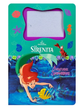 Pizarrón Magnético: Disney Princesa La Sirenita Aventuras Submarinas de Silver Dolphin