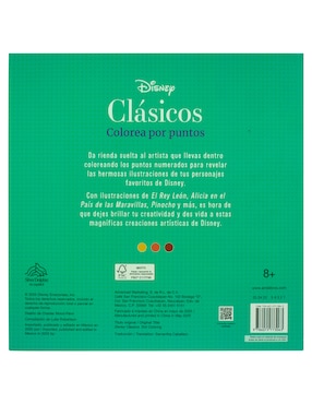 Colorea Por Puntos Disney Clásicos de Silver Dolphin