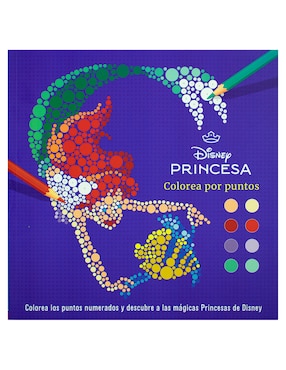 Colorea Por Puntos Disney Princesa de Silver Dolphin