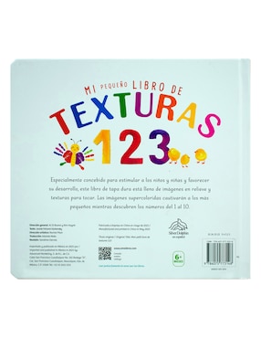 Mi Pequeño Libro de Texturas 123 de Silver Dolphin
