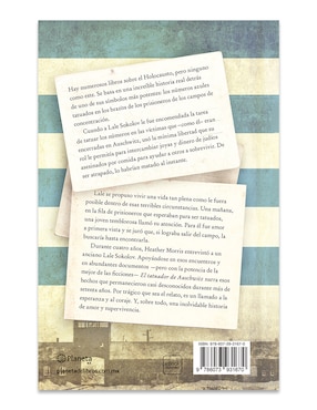 Libro El Tatuador de Auschwitz de Heather Morris