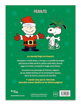Libro Peanuts Feliz Navidad Charlie Brown de Peanuts