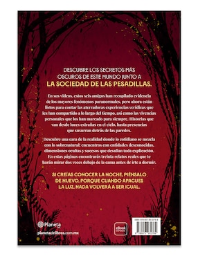 Libro Cuando Apagas La Luz de La Sociedad de Las Pesadillas