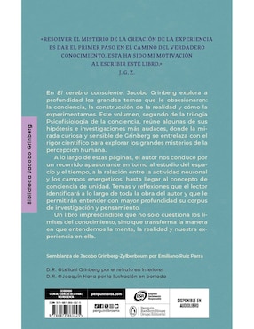 Libro El cerebro consciente (psicofisiología de la conciencia 2) de Jacobo Grinberg-Zylberbaum