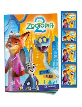 Álbum con estampas Panini Coleccionable de Zootopia