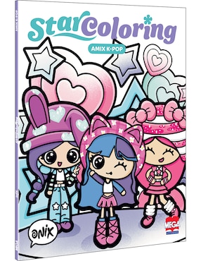 Imagen de producto Libro Star Coloring Onix Amix K-pop de Larousse