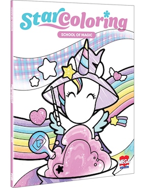 Libro Star coloring School of Magic de Larousse