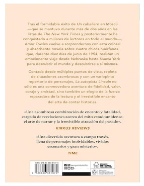 Libro La autopista Lincoln de Amor Towles