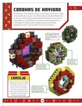 Libro Minecraft: Ideas navideñas ¡Más de 50 proyectos originales! de Dorling Kindersley