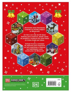 Libro Minecraft: Ideas navideñas ¡Más de 50 proyectos originales! de Dorling Kindersley