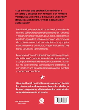 Libro Rebelión en la Granja de George Orwell