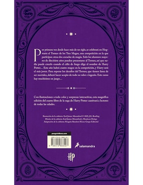 Libro El Cáliz De Fuego Hp4 (Versión Ilustrada Interactiva) de J.K. Rowling