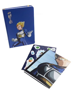 Libreta Geek Industry Vegeta hoja blanca