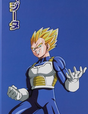 Libreta Geek Industry Vegeta hoja blanca