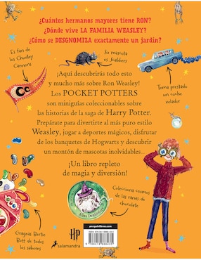 Libro Pocket Potters - Ron Weasley de J.k. Rowling