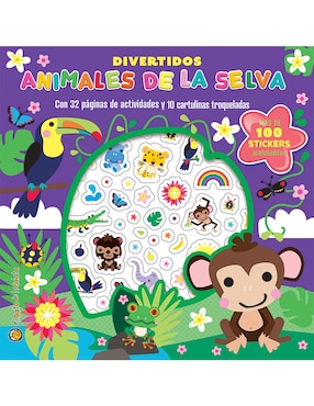 Libro super actividades alcolchaditas: divertidos animales de la selva de Editorial Guadal