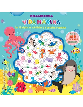 Libro super actividades alcolchaditas: grandiosa vida marina de editorial Guadal