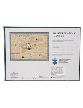 Rompecabezas Insultos de Shakespeare Unemployed Philosophers Guild 1000 piezas
