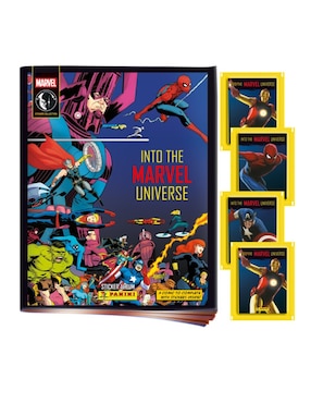 Álbum con estampas Panini Coleccionable de Marvel