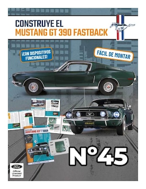 Imagen de producto Coleccionable Construye el Ford Mustang GT 1968 0045