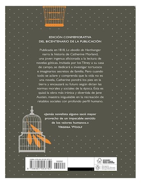 Libro La Abadía de Northanger de Jane Austen