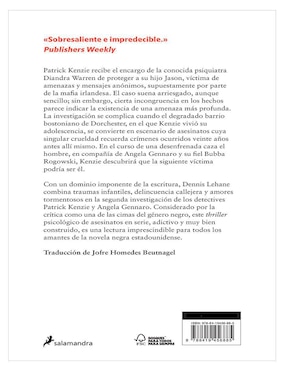 Libro Abrázame, Oscuridad de Dennis Lehane