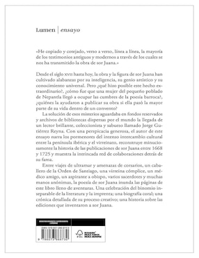 Libro La Invención de Sor Juana de Jorge Gutiérrez Reyna