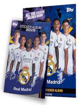Álbum con estampas Topps de Real Madrid