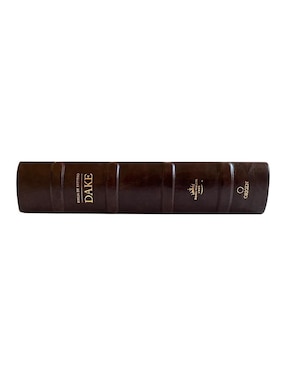 Libro RVR 1960 Biblia de estudio Dake, tamaño grande, piel duotono marrón de Reina Valera