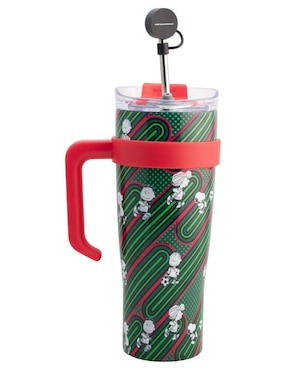 Termo regalos siglo xxi de acero inoxidable snoopy mundial con tapa rosca 1.2 l