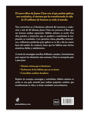 Libro Hábitos Atómicos En Acción de James Clear
