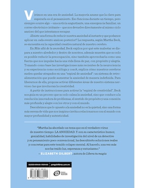 Libro Más allá de la ansiedad de Martha Beck