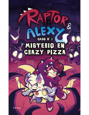 Libro Caso No.1 Misterio en Crazy Pizza de Raptor Gamer