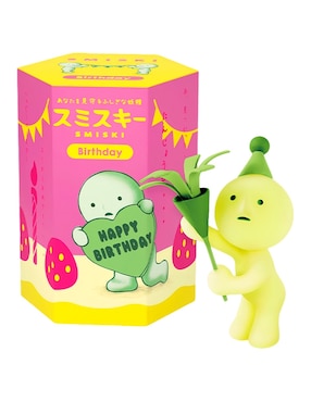 Figura solar de humano Ángel Smiski Birthday Series de plástico