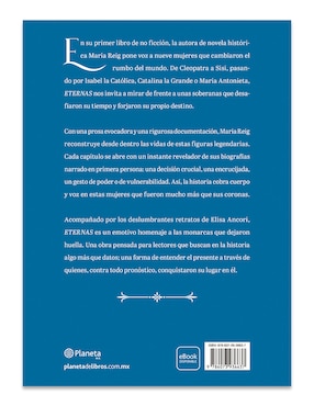 Libro Eternas de Elisa Ancori