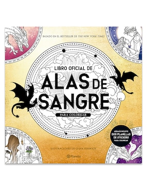 Libro Alas de Sangre Para Colorear de Lydia Fenwick