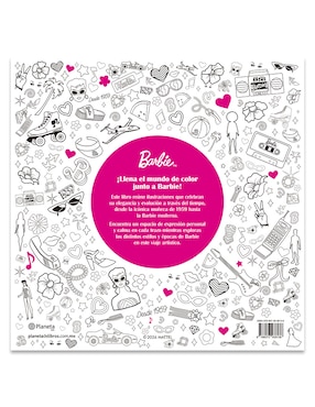 Libro Barbie Todo Es Posible Libro Oficial Para Colorear de Mattel