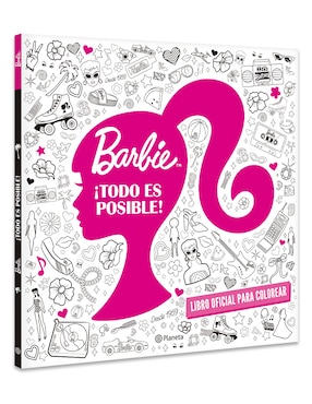Libro Barbie Todo Es Posible Libro Oficial Para Colorear de Mattel