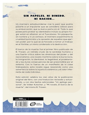 Libro El Barco de La Muerte de B. Traven