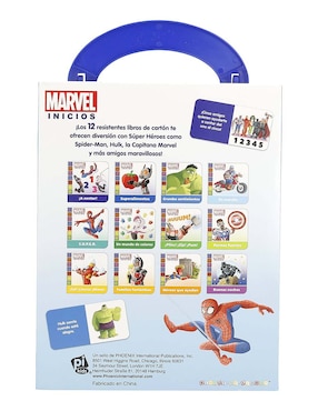 Estuche con libros Marvel Inicios de Pi Kids