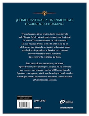 Libro El oráculo oculto (Las pruebas de Apolo 1) de Rick Riordan