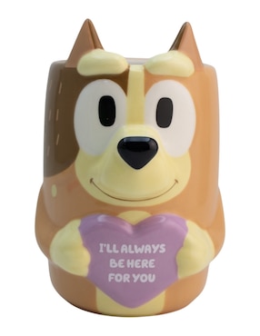 Taza de colección regalos siglo XXI bingo bluey san valentin