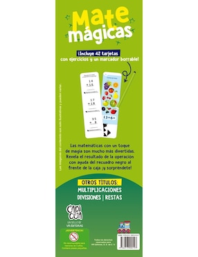 Libro Matemágicas: Sumas de Capicua