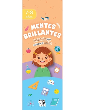 Libro Mentes Brillantes 7-8 años de Capicua