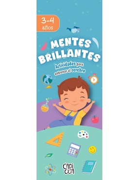 Libro Mentes Brillantes 3-4 años de Capicua