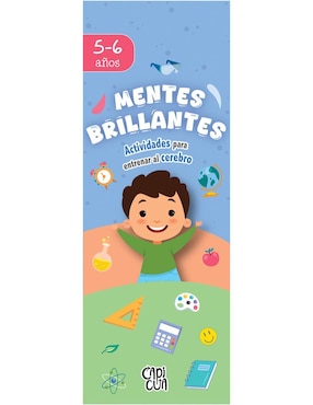 Libro Mentes Brillantes 5-6 años de Capicua