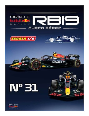 Coleccionable Red Bull F1 RB19 no. 31