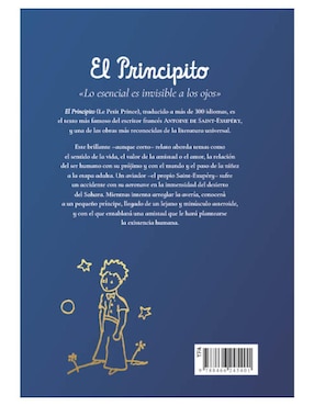 Libro El Principito - Letras Doradas y Acuarelas Originales Del Autor de Antoine de Saint-Exupéry