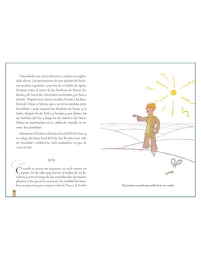 Libro El Principito - Letras Doradas y Acuarelas Originales Del Autor de Antoine de Saint-Exupéry