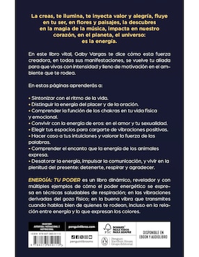 Libro Energía: tu poder de Gaby Vargas